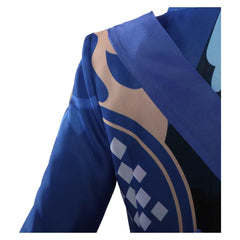 Game Genshin Impact Focalors Blue Dress Cosplay Costume Outfits Cosplay Costume Outfits Halloween Carnival Suit