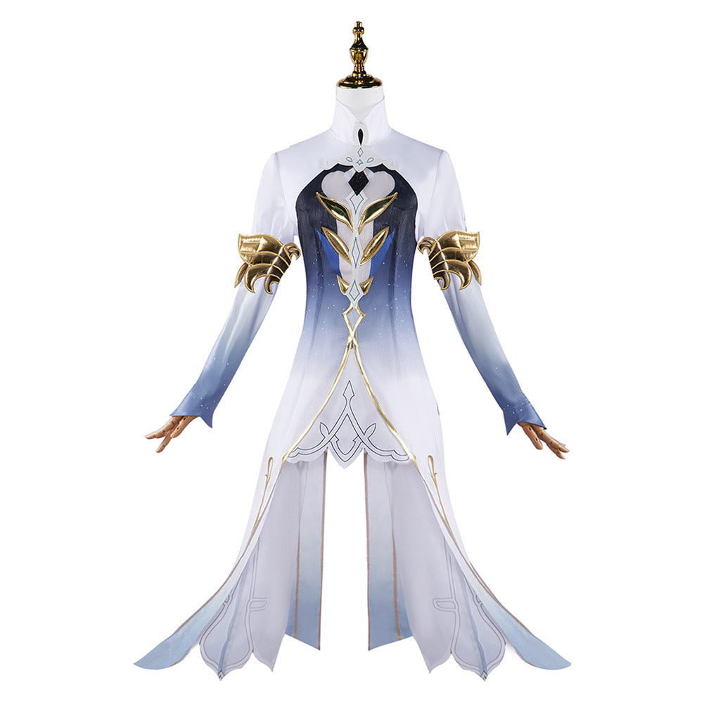 Game Genshin Impact Furina Cosplay Costume Outfits Halloween Carnival Suit