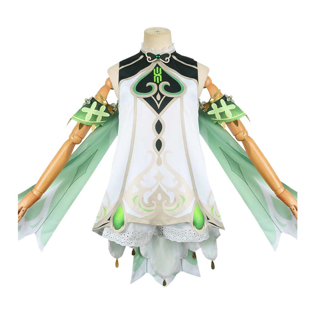 Game Genshin Impact Nahida White Dress Outfits Cosplay Costume Halloween Carnival Suit
