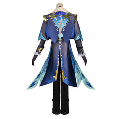 Game Genshin Impact Neuvillette Purple Set Outfits Cosplay Costume Halloween Carnival Suit
