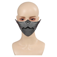 Game Genshin Impact Shinobu Kuki Black Latex Mask​ ​Cosplay Accessories Halloween Carnival Props