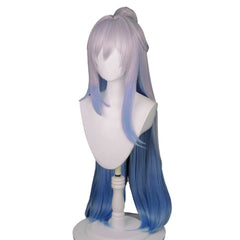 Game Honkai: Star Rail 2023 Jingliu White And Blue Wigs Cosplay Accessories Halloween Carnival Props