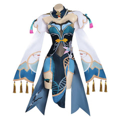 Game Honkai: Star Rail 2023 RUAN MEL Blue Dress Outfits Cosplay Costume Halloween Carnival Suit