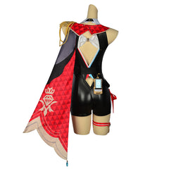 Game Honkai: Star Rail 2023 Topaz Black Set Outfits Cosplay Costume Halloween Carnival Suit