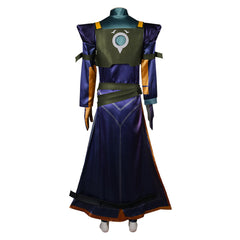 Game League of Legends LoL Yone Purple Outfits Cosplay Costume Halloween Carnival Suit