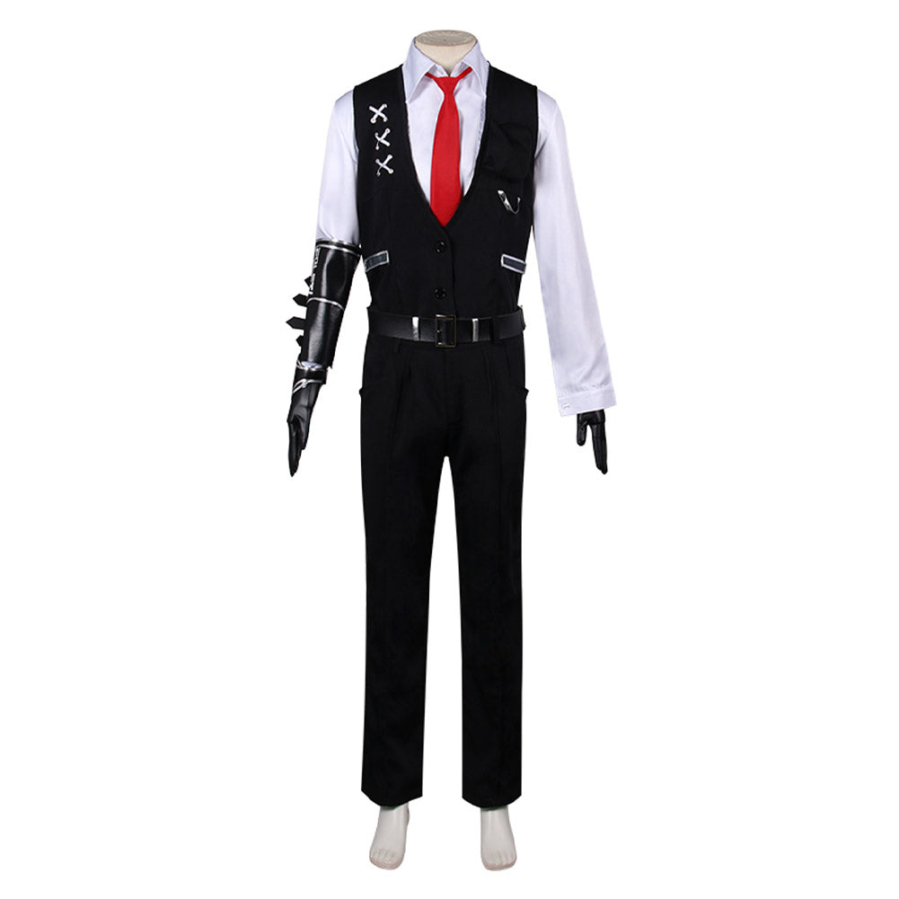 Game Limbus Company MeurSault Black Set Outfits Cosplay Costume Halloween Carnival Suit