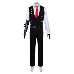 Game Limbus Company MeurSault Black Set Outfits Cosplay Costume Halloween Carnival Suit