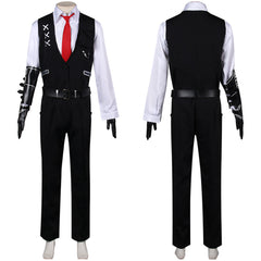 Game Limbus Company MeurSault Black Set Outfits Cosplay Costume Halloween Carnival Suit