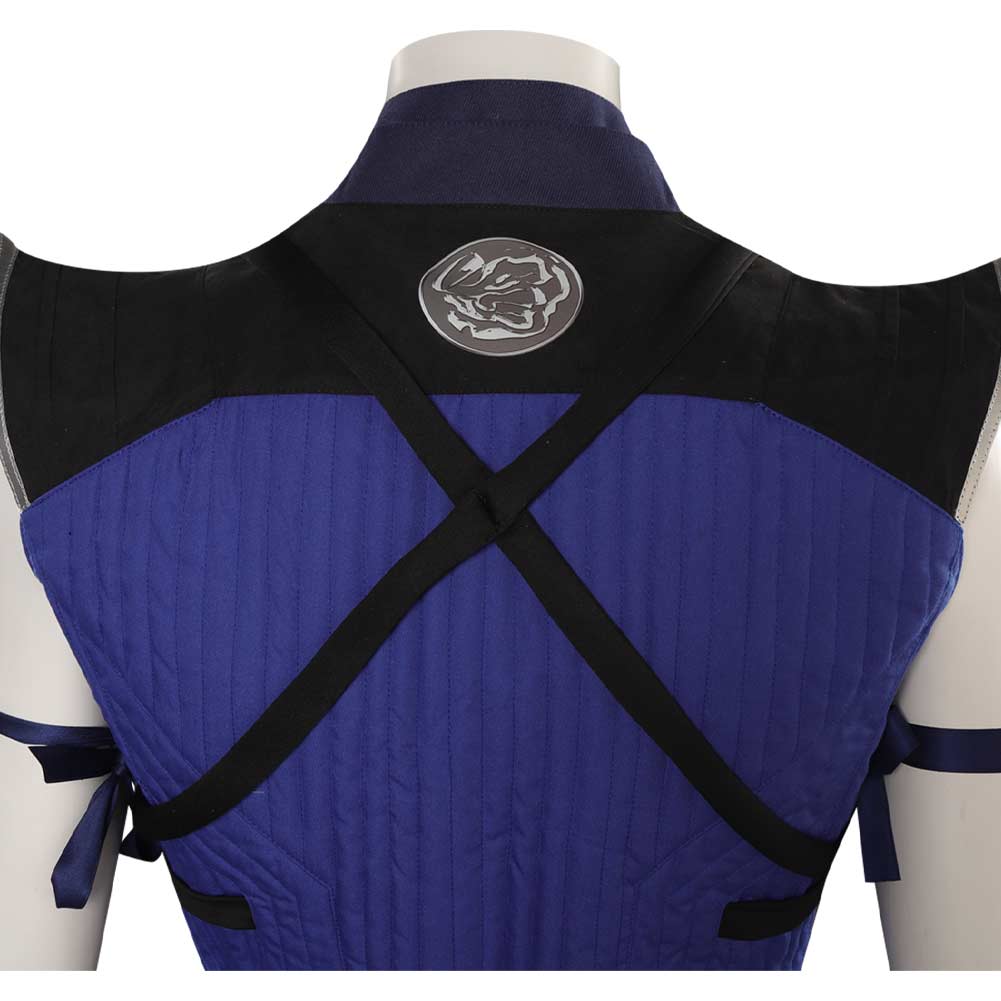 Game Mortal Kombat Sub-Zero Blue Set Outfits Cosplay Costume Halloween –  Coshduk