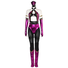 Game Mortal Kombat 9 Mileena Purple Outfits ​Cosplay Costume Halloween Carnival Suit