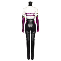 Game Mortal Kombat 9 Mileena Purple Outfits ​Cosplay Costume Halloween Carnival Suit