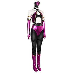 Game Mortal Kombat 9 Mileena Purple Outfits ​Cosplay Costume Halloween Carnival Suit