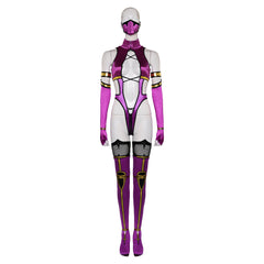 Game Mortal Kombat 9 Mileena Purple Sexy Outfits ​Cosplay Costume Halloween Carnival Suit