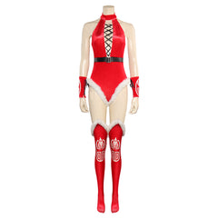 Game Mortal Kombat Kitada Red Sexy Llingerie Christmas Cosplay Costume Outfits Halloween Carnival Suit