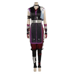 Game Mortal Kombat Li Mei Black Set Outfits Cosplay Costume Suit