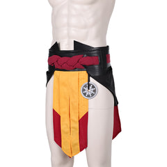 Game Mortal Kombat Scorpion Yellow Belt Waistband Cosplay Accessories Halloween Carnival Props