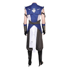 Game Mortal Kombat Sub Zero Blue Set Outfits Cosplay Costume Halloween Carnival Suit