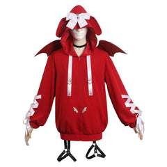 Game Needy Girl Overdose Ame Chan Red Hoodie Outfits Cosplay Costume Suit