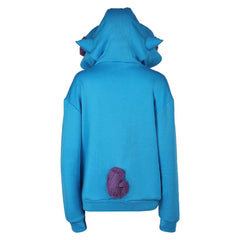  Game Palworld 2024 Depresso Blue Hoodie Outfits Cosplay Costume Halloween Carnival Suit