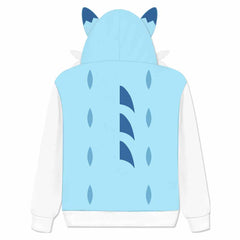 Game Palworld (2024) Chillet Blue Hoodie Outfits ​Cosplay Costume Halloween Carnival Suit-Coshduk