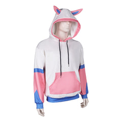 Game Palworld (2024) Melpaca Pink Sweatshirt ​Hoodie Cosplay Costume Outfits Halloween Carnival Suit-Coshduk