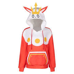 Game Palworld Kingpaca Red Hoodie Cosplay Costume Outfits Halloween Carnival Suit