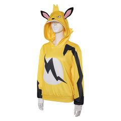 Game Palworld Grizzbolt Yellow Hoodie ​Outfits ​Cosplay Costume Halloween Carnival Suit