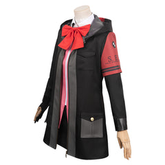 Game Persona3 Yukari Takeb Black Coat Uniform Set Outfits Cosplay Costume Halloween Carnival Suit