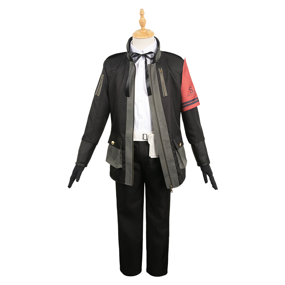Game Persona3 Yuuki Makoto Black Coat Uniform Set Outfits Cosplay Costume Halloween Carnival Suit