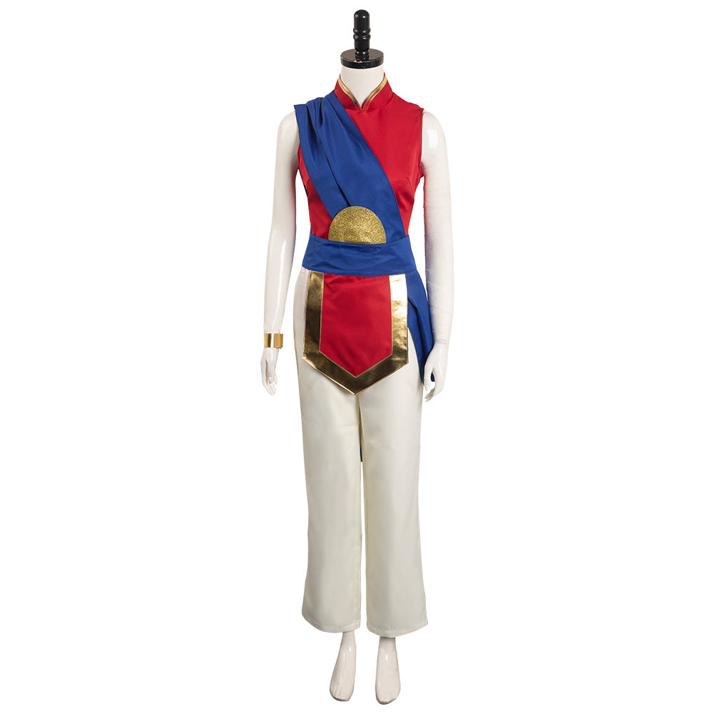 Game Sea Of Stars Valere Red Set ​Outfits ​Cosplay Costume Suit