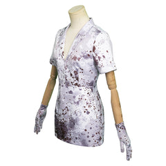 Game Silent Hill 2 Remaked Monster Nurse White Dress Set Outfits Cosplay Costume Suit