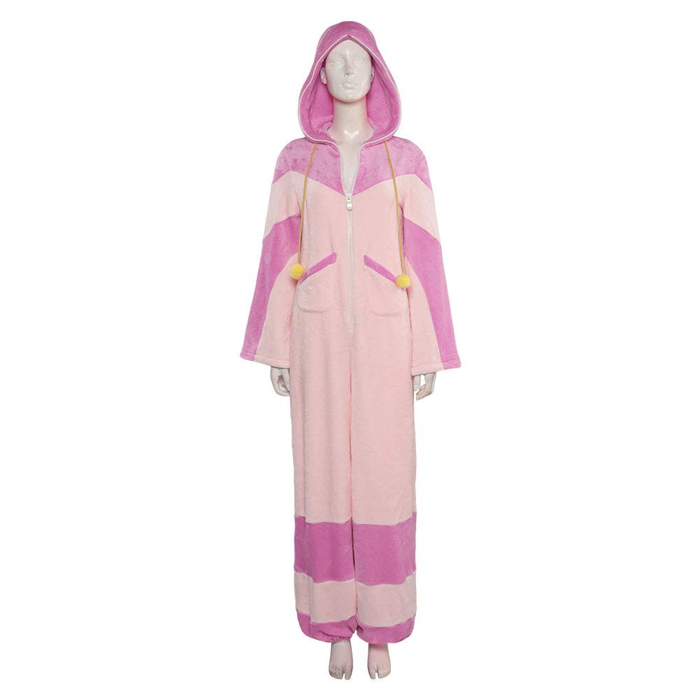 Game Street Fighter Juri Pink Jumpsuit Outfits Cosplay Costume Halloween Suit