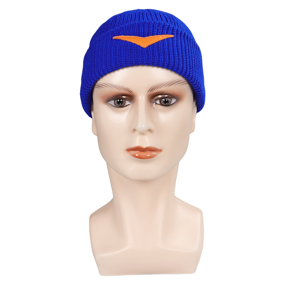 Game Suicide Squad Dart Captain Blue Knitted Hat Cosplay Accessories Halloween Props