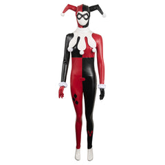 Game Suicide Squad: Kill the Justice League 2024 Harley Quinn Red Jumpsuit Set Outfits Cosplay Costume Halloween Carnival Suit