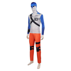 Game Suicide Team: Defeat the Justice League 2024 Shark King Prison Uniform Set Outfits Cosplay Costume Halloween Carnival Suit