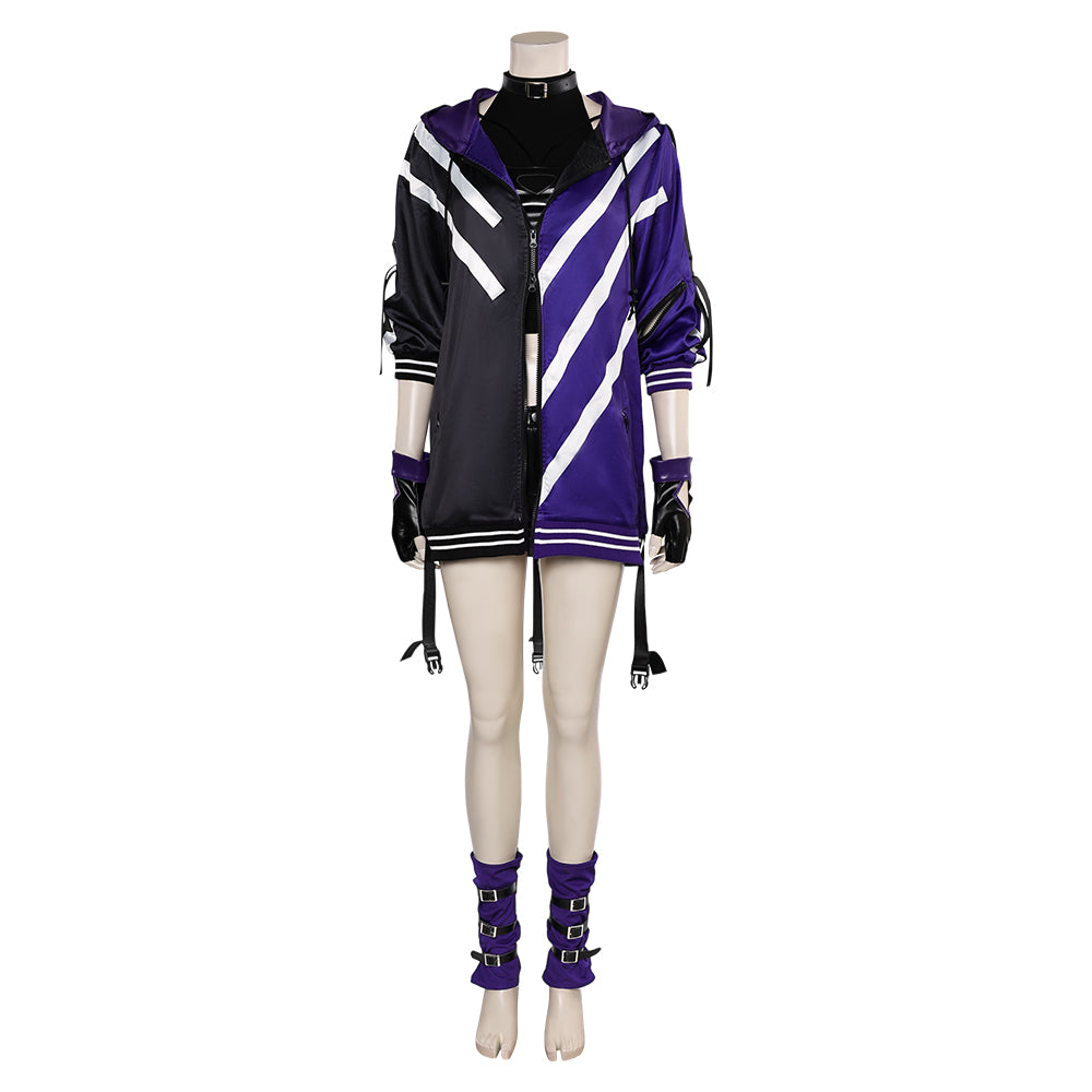 Game Tekken 8 ​Reina Purple Set ​Cosplay Costume Outfits Halloween Carnival Suit