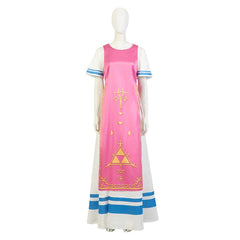 Game The Legend of Zelda: Skyward Zelda Princess Pink Dress Set Outfits Cosplay Costume Suit