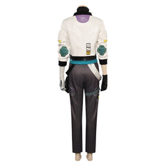 Game Valorant Deadlock White Coat Set Outfits Cosplay Costume Suit