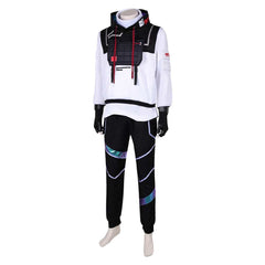 Game Valorant ISO White Hoodie Set Outfits Cosplay Costume Halloween Carnival Suit