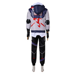 Game Valorant Phoenix Iso Black Set Outfits Cosplay Costume Halloween Carnival Suit