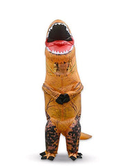 Yellow Inflatable Dinosaur Jumpsuit Outfits Cosplay Costume Halloween Carnval Suit