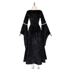 Green Medieval Clothing Gothic Formal Dress Outfits Cosplay Costume Halloween Carnival Suit