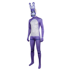 Horror Movie Five Nights at Freddy's Bunny Blue Outfit Cosplay Costume Halloween Carnival Suit