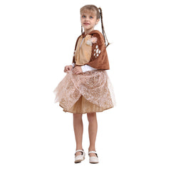 Kids Children Animals Elk Brown Christmas Dress Outfits Cosplay Costume Halloween Carnival Suit