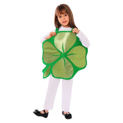 Kids Children Four-leaf Clover St. Patrick's Day Cosplay Costume Outfits Halloween Carnival Suit