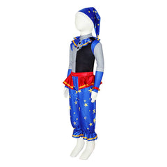 Kids Children Horror Movie Five Nights at Freddy‘s 2023 Moondrop Blue Set Outfits Cosplay Costume Halloween Carnival Suit