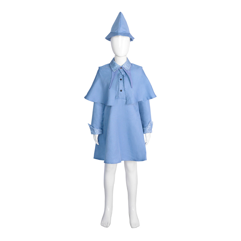 Kids Children Movie Harry Potter Fleur Isabelle Delacour Blue Dress Outfits Cosplay Costume Halloween Carnival Suit