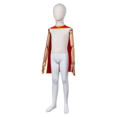 Kids Children Movie Po Red Cloak Cosplay Costume Halloween Carnival Suit