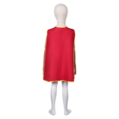 Kids Children Movie Po Red Cloak Cosplay Costume Halloween Carnival Suit