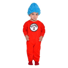 Kids Children Movie The Cat In The Hat Dr.Seuss Cosplay Costume Outfits Halloween Carnival Suit